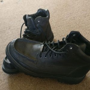 New w/o box Black leather Rockport boots